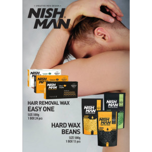Cire épilatoire en granulés NISH MAN 500g Cire épilatoire en granulés NISH MAN 500g