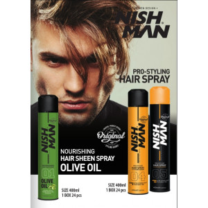 Laque coiffante NISH MAN 400ml n°5 Laque coiffante NISH MAN 400ml n°5