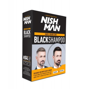 Kit shampoing colorant noir NISH MAN Kit shampoing colorant noir NISH MAN
