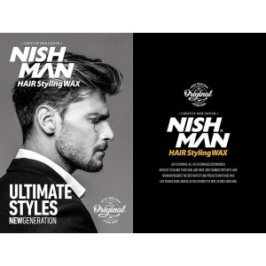 Mousse coiffante NISH MAN FOAM WAX 150ML Mousse coiffante NISH MAN FOAM WAX 150ML