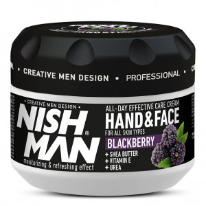 Crème visage et mains Myrtilles NISH MAN 300ml Crème visage et mains Myrtilles NISH MAN 300ml