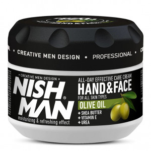 Crème visage et mains Olive NISH MAN 300ml Crème visage et mains Olive NISH MAN 300ml