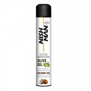 Spray nourrissant NISH MAN à l'huile d'olive 400ml Spray nourrissant NISH MAN à l'huile d'olive 400ml