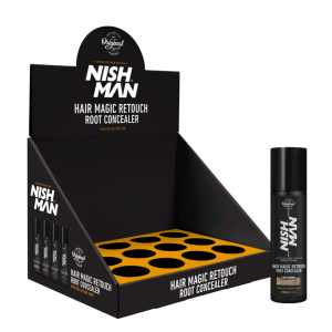 Spray Colorant Magic retouch Noir NISH MAN Spray Colorant Magic retouch Noir NISH MAN