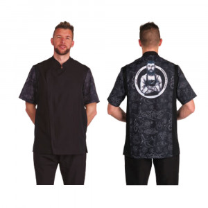 Veste de BARBIER manches courtes imprimée à motif POP ART