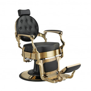 Fauteuil de barbier BUZZ GOLD NOIR Fauteuil de barbier BUZZ GOLD NOIR