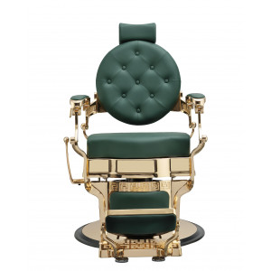 Fauteuil de barbier BUZZ GOLD VERT Fauteuil de barbier BUZZ GOLD VERT