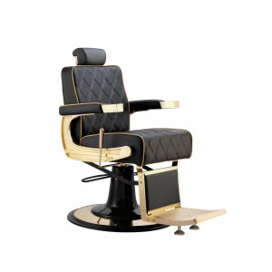 Fauteuil de barbier chic et moderne CREW GOLD