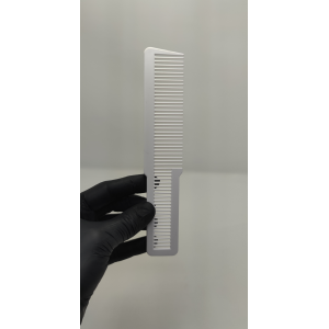 Peigne de coupe tondeuse BARBER CORNER Blanc Mat Peigne de coupe tondeuse BARBER CORNER Blanc Mat