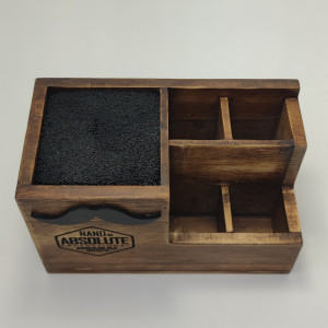 Organisateur à accessoires coiffure + ciseaux à planter