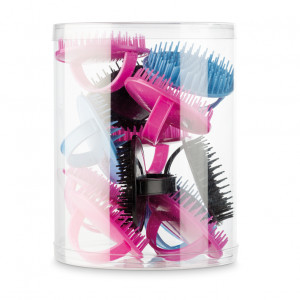 Brosse de massage/coiffage EUROSTIL Pack de 12 Multi couleurs Brosse de massage/coiffage EUROSTIL Pack de 12 Multi couleurs