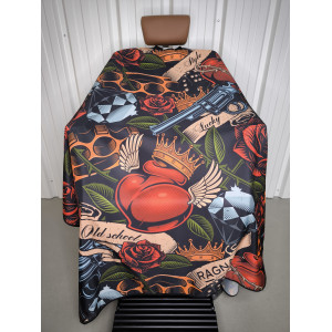 Cape de coupe AMERICAN OLD SCHOOL 145*160cm