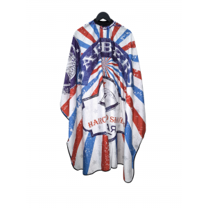 Cape de coupe taille XL 145 x 160cm AMERICAN BARBERS