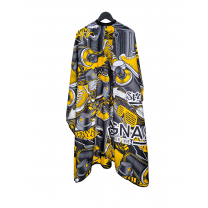 Cape de coupe RAGNAR GRAPHITI - 145 x 160cm Cape de coupe RAGNAR GRAPHITI - 145 x 160cm