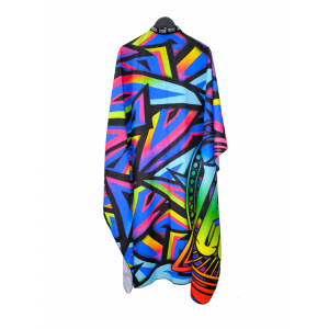 Cape de coupe BLESSED Rainbow XXL 175x150cm