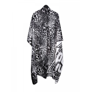 Cape de coupe BLESSED BLACK LEOPARD XXL 175x150cm