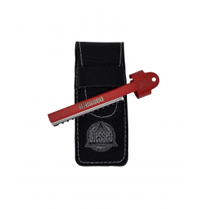 Rasoir anneau métallique BLESSED rouge