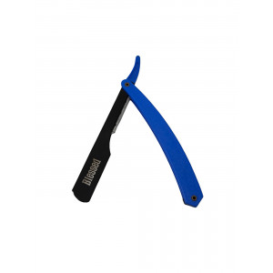 Rasoir shavette BLESSED Noir & Bleu manche plastique