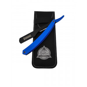 Rasoir shavette BLESSED Noir & Bleu manche plastique