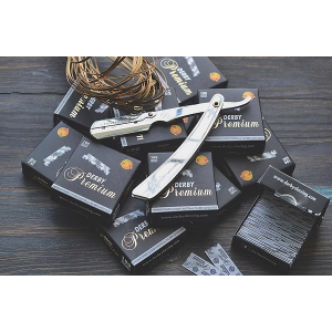 Lames DERBY PREMIUM simple tranchant x 100 Lames DERBY PREMIUM simple tranchant x 100