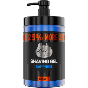 Shaving gel à raser transparent TSF SAPPHIRE format Pro 1250ml