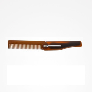 Peigne à barbe et moustache pliable Peigne à barbe et moustache pliable