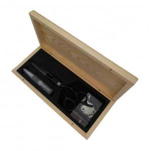 Ciseaux de coupe 6.5" BLESSED Acier Noir Mat