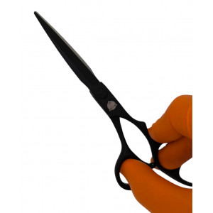 Ciseaux de coupe 6.0" BLESSED Acier Noir Mat