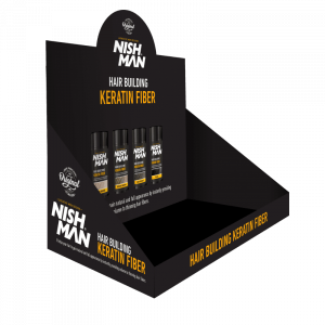Fibres capillaire Chatain moyen NISH MAN 21g Fibres capillaire Chatain moyen NISH MAN 21g