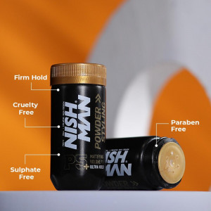 Poudre coiffante NISH MAN P5 Ultra Forte Poudre coiffante NISH MAN P5 Ultra Forte