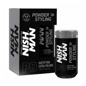 Poudre coiffante NISH MAN P0 Tenue légère Poudre coiffante NISH MAN P0 Tenue légère