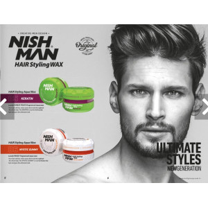 Cire coiffante NISH MAN 150ml n° 6 Cire coiffante NISH MAN 150ml n° 6