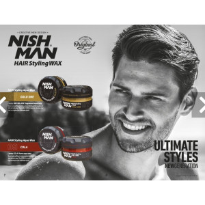 Cire coiffante NISH MAN 150ml n° 9 Cire coiffante NISH MAN 150ml n° 9