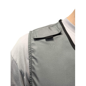 Gilet Gris BARBER CORNER uni sans logo