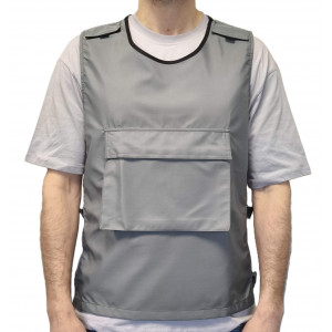 Gilet Gris BARBER CORNER uni sans logo