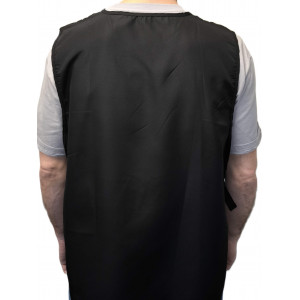 Gilet BARBER CORNER noir & manches courtes