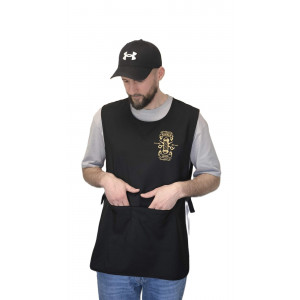 Gilet BARBER CORNER modèle long avec logos Gilet BARBER CORNER modèle long avec logos
