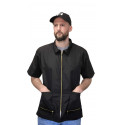 Chemise barbier noir Star Gold taille M