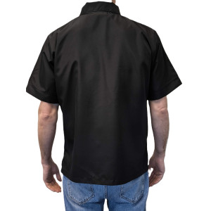 Chemise barbier noir Star Gold taille XL