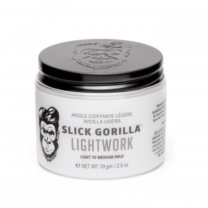 Cire coiffante SLICK GORILLA LIGHTWORK Clay légère 70g