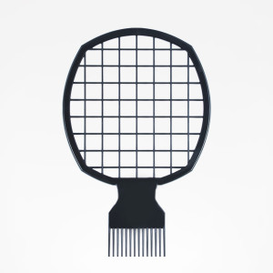 Peigne racket afro TWIST 2 en 1