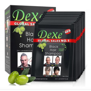 Shampoing noir DEXE par boite de 10 sachets de 25ml