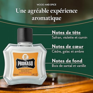 Baume après rasage PRORASO Wood spice 100ml