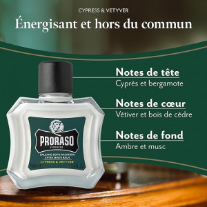 Baume après rasage PRORASO Cypress et Vetyver 100ml