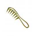 Peigne de coiffage GOLD à dents larges BARBER CORNER