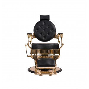 Fauteuil de barbier BUZZ GOLD NOIR