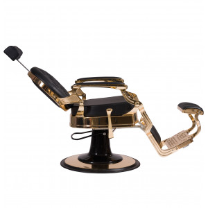 Fauteuil de barbier BUZZ GOLD NOIR