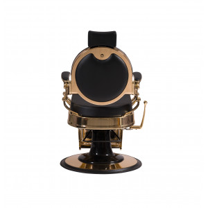 Fauteuil de barbier BUZZ GOLD NOIR