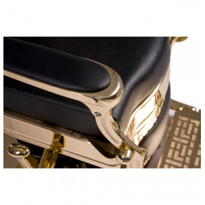 Fauteuil de barbier BUZZ GOLD NOIR