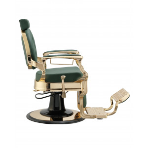 Fauteuil de barbier BUZZ GOLD VERT